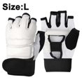 thumbnail image 1 of par de guantes de boxeo para taekwondo y karate para entrenamiento de artes marciales y boxeo (talla L), 1 of 5