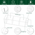 thumbnail image 3 of Soporte para vasos BOSSCASA, organizador triple acrílico, transparente, 3 of 6