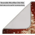 thumbnail image 5 of 18x24 Inch Dish Drying Mat for Kitchen Counter Absorbent Kitchen Mat Christmas Tree Rustic Wood Dish Drying Pad Coffee Bar Accessories, 5 of 8