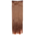 thumbnail image 4 of SAYFUT 26" Straight 3/4 Full Head Synthetic Hair Extensions Clip in Hairpieces 5 Clips 125g Light Auburn, 4 of 7