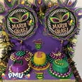 thumbnail image 5 of PMU Mardi Gras Glitter 18 Inch Mylar-Foil Balloon Party Accessories Indoor/Outdoor Decoration (5/pkg) Pkg/1, 5 of 7