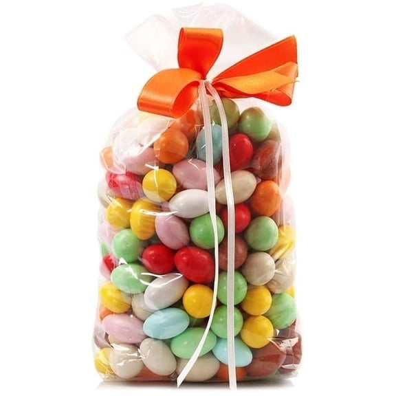 1000 Pack Clear Plastic Gusseted Bags 4" x 2" x 10" Side Gusset Bags 2 mil