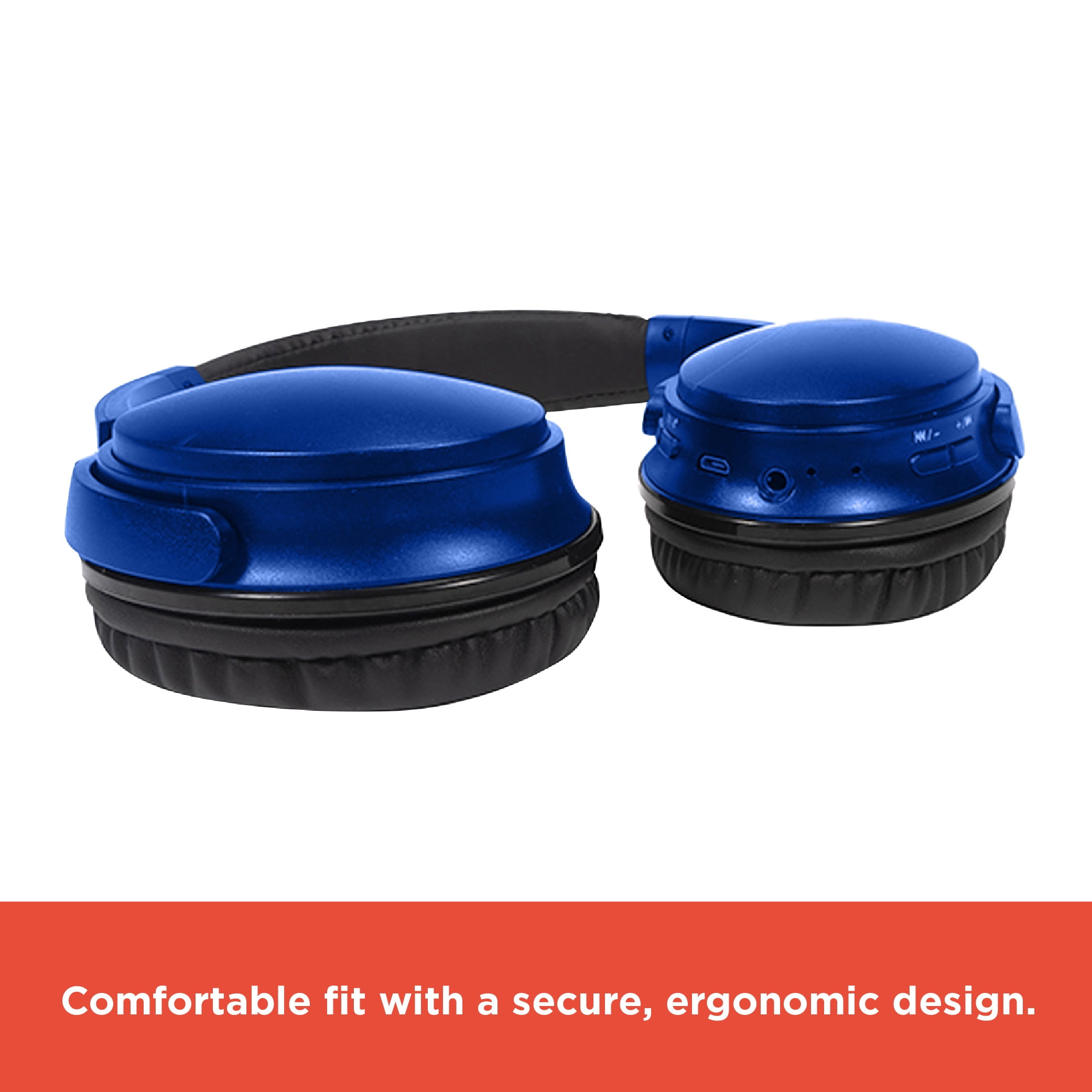 RadioShack Bluetooth Headphones V5.0 (250MAH, Blue)