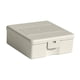 thumbnail image 2 of Caja de almacenamiento de escritorio, caja de almacenamiento de herramientas resistente al agua con tapa, caja organizadora, contenedor para artículos Beige Pequeño shamjiam Organizador al aire libre, 2 of 8