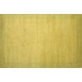 thumbnail image 1 of Ahgly Company Machine Washable Indoor Rectangle Contemporary Deep Yellow Area Rugs, 6' x 9', 1 of 7