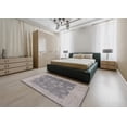 thumbnail image 4 of Ahgly Company Indoor Rectangle Mid-Century Modern Silver Pink Oriental Area Rugs, 8' x 10', 4 of 6
