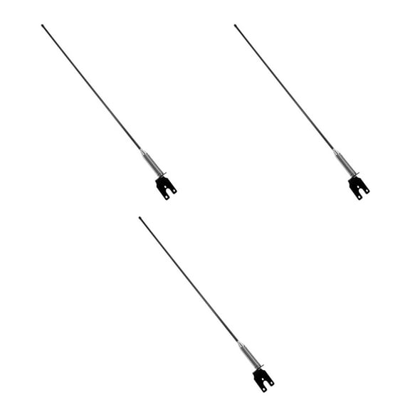 Hemoton 3pcs Motorcycle Flagpole Mount Outdoor Flag Pole Holder Dirt Bikes Flag Mount Cycling Safety Flag Pole Brackets Mount For Luggage Racks