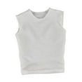 thumbnail image 2 of Camiseta de figura masculina, chaleco sin mangas, manga corta de moda 1/6, ropa para Mini muñeca, para accesorios de figuras de acción masculinas de, 2 of 8
