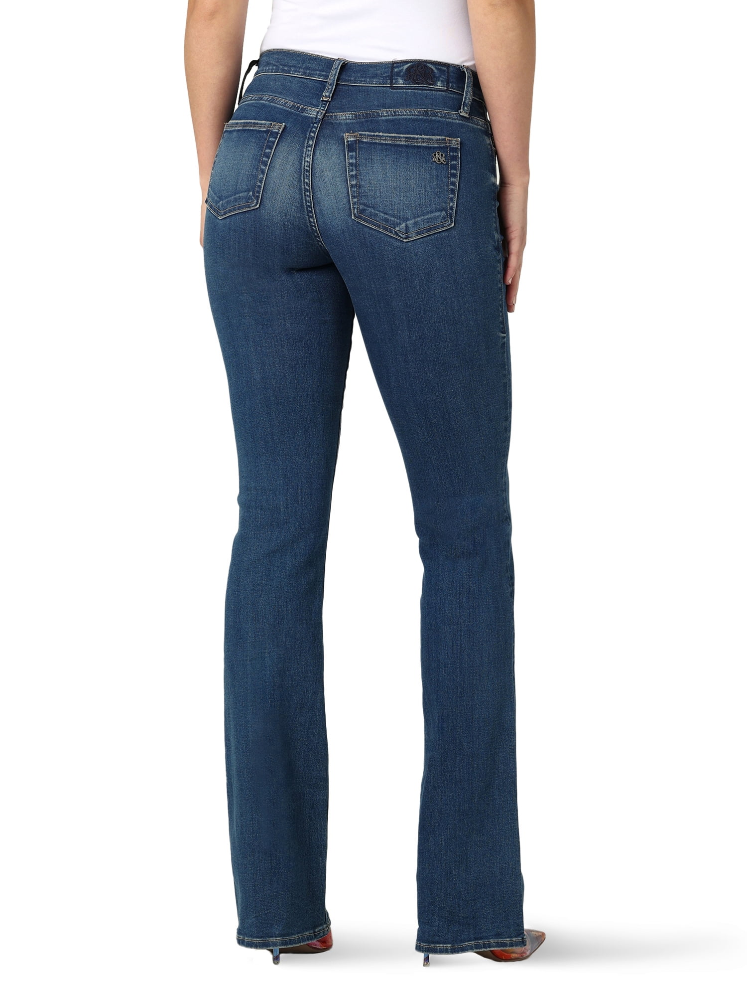 Rock & Republic Womens Denim Kassandra Mid Rise Bootcut Jean