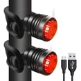 thumbnail image 1 of Luces traseras para bicicleta recargables por USB, luz trasera LED superbrillante para bicicleta, se adapta a todas las bicicletas de montaña, bicicletas de carretera, mochilas, resistentes, 1 of 4