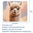 thumbnail image 5 of Alpaca Desk Pad Mouse Mat Desk Mat - Square 8.3x9.8 Inch Non-Slip Rubber Bottom Printed, Suitable for Office and Gaming, 5 of 6