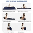 thumbnail image 4 of (Bleu) Sac de Couchage Extérieur Ultraléger Imperméable pour Camping Unisexe, 4 of 5