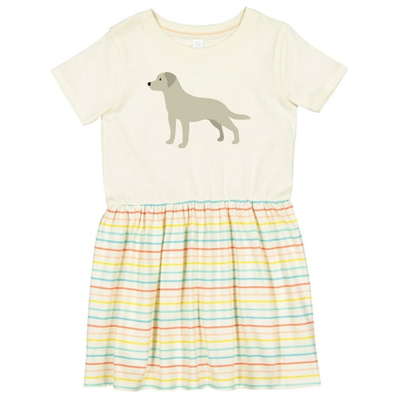 Inktastic Labrador Girls Toddler Dress
