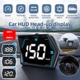 thumbnail image 3 of NefLaca  Universal Car Digital Speedometer GPS HUD Head Up Display MPH Overspeed Alarm, 3 of 7