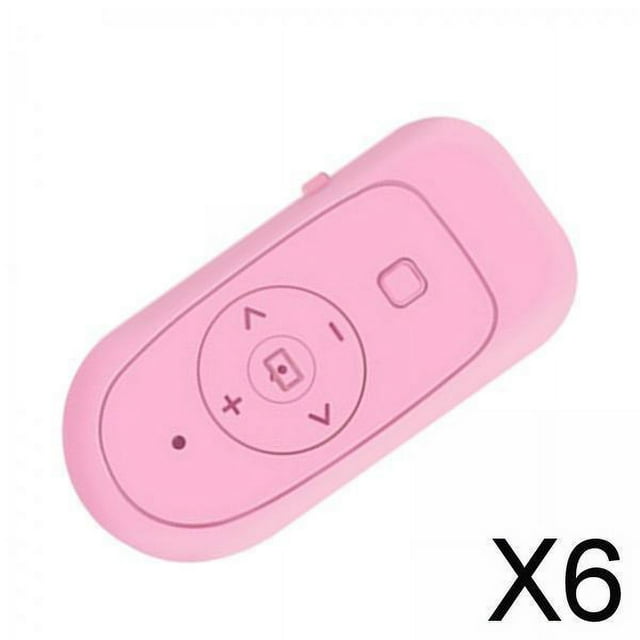 Botón Del Disparador Automático Baoblaze 5x Estilo Compacto Alcance 10-15 M Rosa 6 piezas
