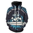 thumbnail image 3 of Sudadera con capucha y cremallera con estampado 3D de dibujos animados retro de astronauta para hombre, camisetas casuales Harajuku, chaquetas con capucha, ropa de calle genial, sudaderas de manga lar, 3 of 5