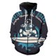 thumbnail image 3 of Sudadera con capucha y cremallera con estampado 3D de dibujos animados retro de astronauta para hombre, camisetas casuales Harajuku, chaquetas con capucha, ropa de calle genial, sudaderas de manga lar, 3 of 5