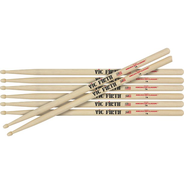 Vic Firth Buy 3 Pairs of 7A Drumsticks, Get 1 Free