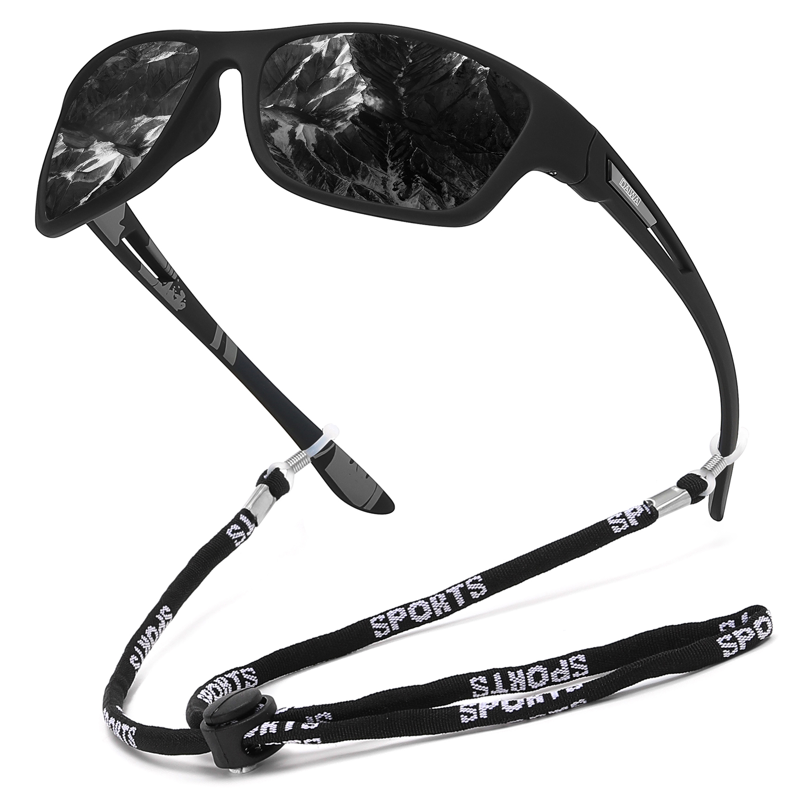 KastKing Hiwassee Polarized Sport Sunglasses For Men & Women - Wrap Around UV Protection For Fishing, Cycling, Running