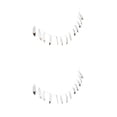 thumbnail image 1 of Paquete de 2 guirnaldas de borlas de bañadas en plata bohemio de novedad para decoración de pared, 1 of 9