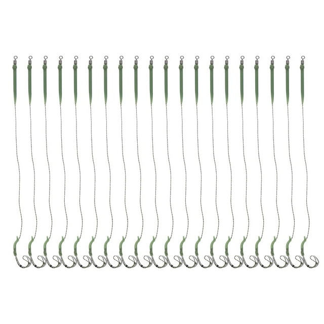 <p>Carp Hooks, Easy To Carry And Store Stainless Steel Hooks, Green Camouflage Sinking Braid Line For Outdoor Angler</p>