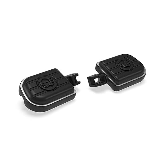 Royal Enfield KXA00250 Black Deluxe Pillion Footpegs for Super Meteor 650 and Shotgun 650