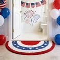 thumbnail image 6 of 4Th Of July Doormat Patriotic Front Door Mat America Independence Day Floor Rug Memorial Day Outdoor Non Slip Backing Coir Welcome Mat For Patriotic Front Porch Home Indoor Outdoor Decorations, 6 of 6
