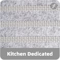 thumbnail image 3 of Color & Geometry Kitchen Rugs, Non Skid Washable Kitchen Runner Rug Kitchen Floor Mat, Easy to Clean Kitchen Sink Mat, Comfort Standing Kitchen Rugs and Mats, 17"x79", Grey, 3 of 5