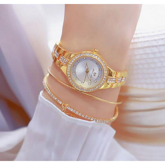 BS New Watch Chain Watch Ins Elegant Small Chain Women's Watch Quartz Watch Fashion