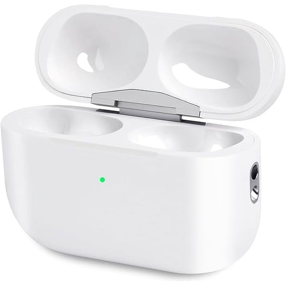 Airpod Charging Case Compatible for Airpods 1&2 Generation - Air Pods Charger Case Replacement with 660mAh Wireless Charging Case with Bluetooth Pairing Sync Button, No YJJSKEJI, White