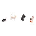 thumbnail image 2 of Yinanstore 1/64 Miniature Animal Model Realistic Tiny Collection Miniature Scene Decor Mini for Photography Props Decoration Accessories Cat, 2 of 8