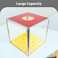 thumbnail image 2 of 1 Set Transparent Raffle Ticket Box Versatile For Parties Large Capacity With Raffle Balls Lottery Box Raffle Ball Game Boxfavor, 2 of 8