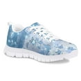 thumbnail image 2 of Pzuqiu Blue Butterfly Kids Running Shoes for Big Girls Size 4 Lightweight Comfortable Sport Shoes Breathable Athletic Sneakers, 2 of 4