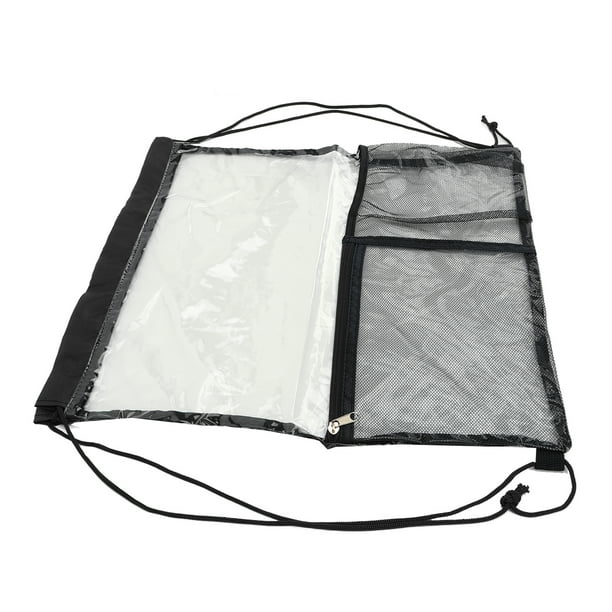 Mochila transparente, mochila transparente plegable grande de PVC, mochila transparente, funcionalidad versátil