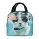 thumbnail image 1 of Easygdp Swimming Cat Goggles Bolsa Térmica Premium - Tela Oxford Impermeable, Gran Capacidad, Bolsillo Frontal, Unisex para Trabajo, Escuela, Actividades al Aire Libre y Picnics, 1 of 8