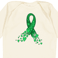 thumbnail image 4 of Inktastic Cerebral Palsy Awareness Green Ribbon Made of Hearts Boys or Girls Long Sleeve Baby Bodysuit, 4 of 5