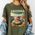 thumbnail image 2 of Scenic Arizona State Desert Canyon Vintage T-Shirt, Horseshoe Bend Tee and Southwest Nature Souvenir, 2 of 6