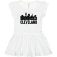 thumbnail image 3 of Inktastic Cleveland Skyline Grunge Girls Toddler Dress, 3 of 5