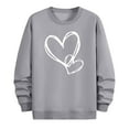 thumbnail image 6 of PNTUTB Men's Fashion Valentine's Day Print Classic Crew Neck Long Sleeve Casual Loose Comfort Pullover Sweatshirts, 6 of 6