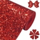 thumbnail image 3 of Greatdiy Rollo de tela con purpurina gruesa de color rojo brillante, 12.0 x 52.0 in, piel sintética de color sólido brillante para Cricut, pendientes, llaveros (17032#5), 3 of 4
