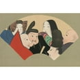 thumbnail image 3 of Kamisaka Sekka 14x11 Black Modern Framed Museum Art Print Titled - Six Poetic Immortals (Rokkasen) (1909-1910), 3 of 5