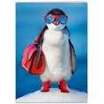 thumbnail image 1 of Tarjeta de felicitación Fool Funny Penguin Birthday para mujer, 1 of 6