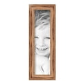 thumbnail image 2 of ArtToFrames 4" x 15" Honey Picture Frame, 4x15 inch Brown Wood Poster Frame (WOM-4085), 4 Pack, 2 of 7