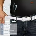 thumbnail image 3 of JASGOOD Elastic Braided Belts for Men Stretch Woven Belts for Work Casual, 3 of 7