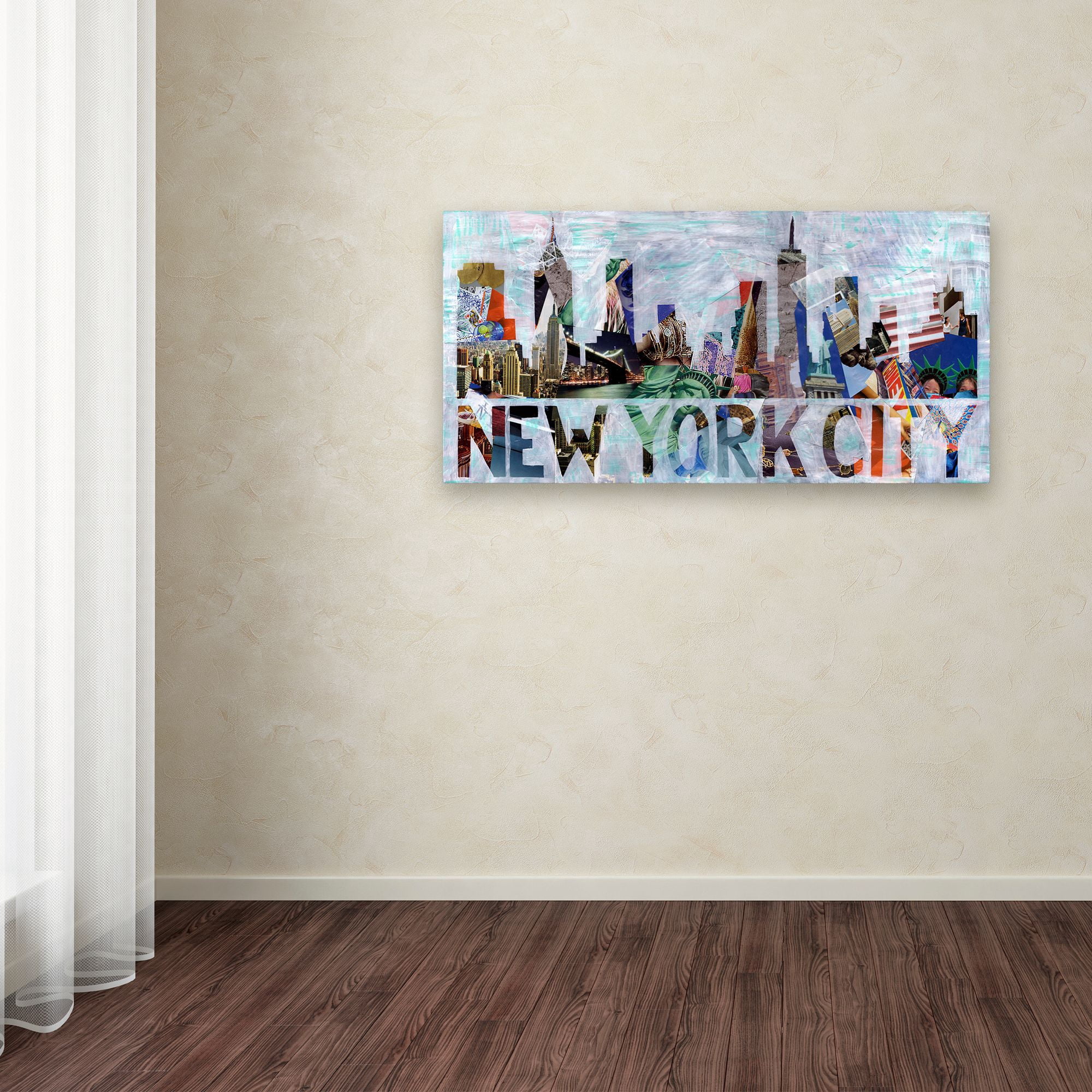 Trademark Fine Art 'New York' Canvas Art by Artpoptart