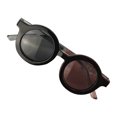 thumbnail image 1 of Kids Vintage Round Shape Sunglasses Solid Color Frame UV400 Anti-UV Glasses, 1 of 8
