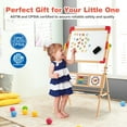 thumbnail image 5 of 3-in-1 Wooden Art Easel for Kids with Drawing Paper Roll, 5 of 5