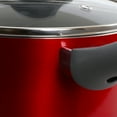 thumbnail image 4 of Oster Herscher 2.5 Quart Sauce Pan with Lid in Red, 4 of 4
