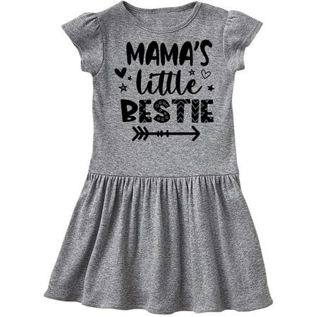 

Inktastic Mama s Little Bestie with Arrow and Hearts Gift Toddler Girl Dress