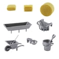 thumbnail image 2 of Milaget Farm Scene Decoration Miniature Model Kits Props Desktop Crafts Playset Ornament A, 2 of 9